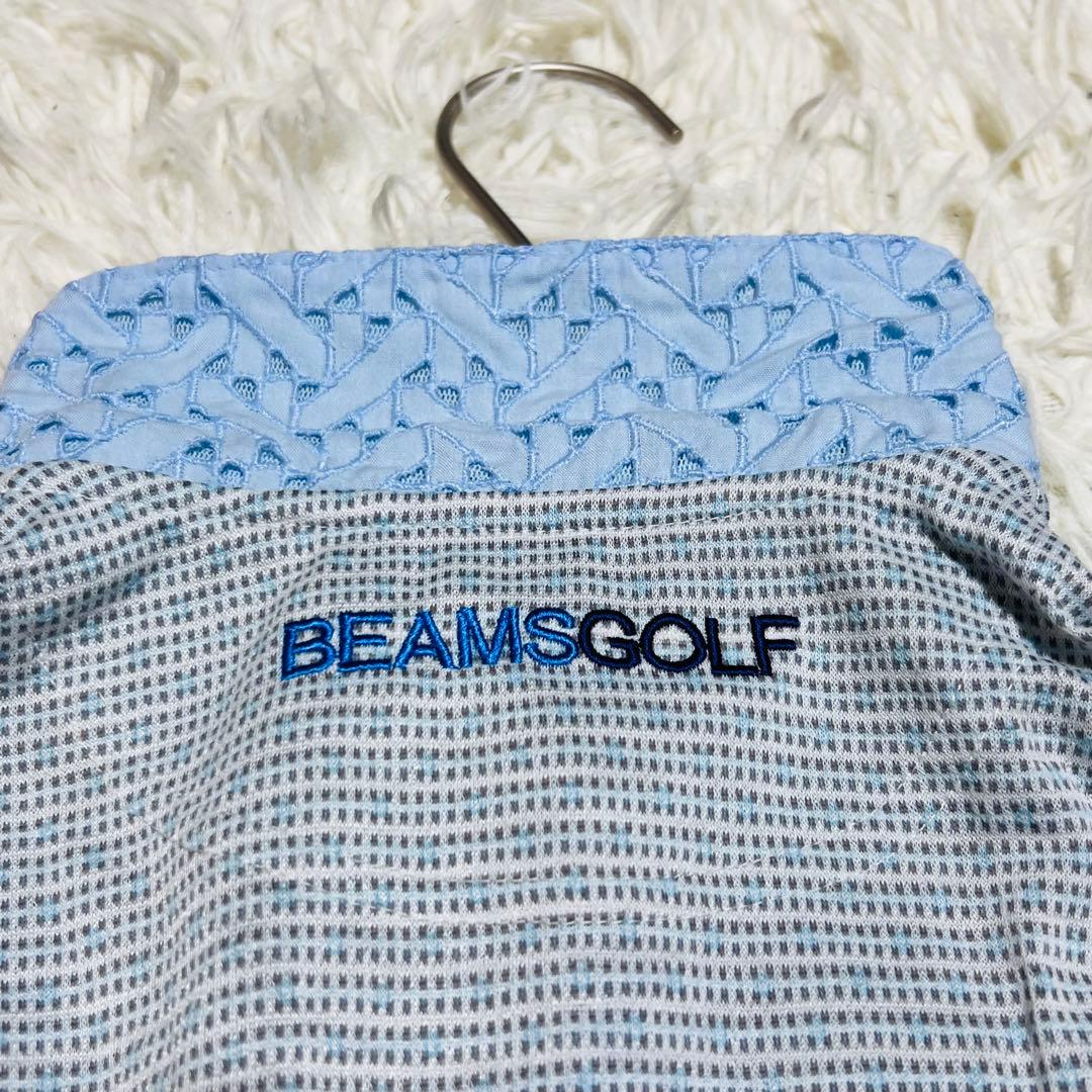 【美品】ビームスゴルフ　ポロシャツ　半袖　M 日本製　ゴルフ　スポーツウェア