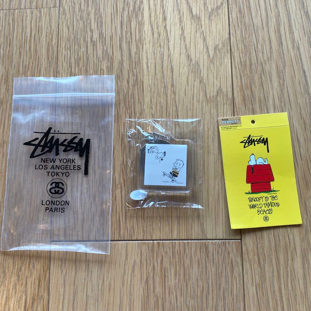 わ*た様 stussy スヌーピー スケートボード キーホルダー