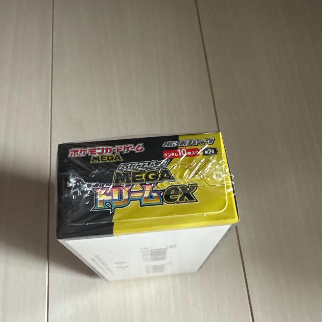 ポケモンカードゲーム MEGA ドリームEX シュリンク切り込み　ペリペリあり
