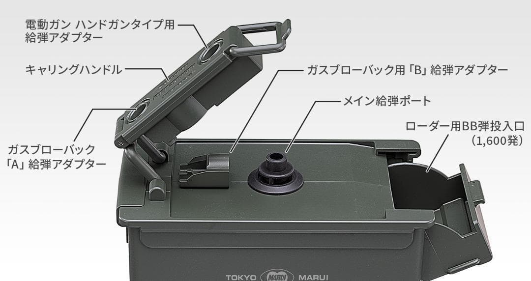 め*る様 東京マルイ BBオートローダー（電動式ローダー、1600発、電動給弾）