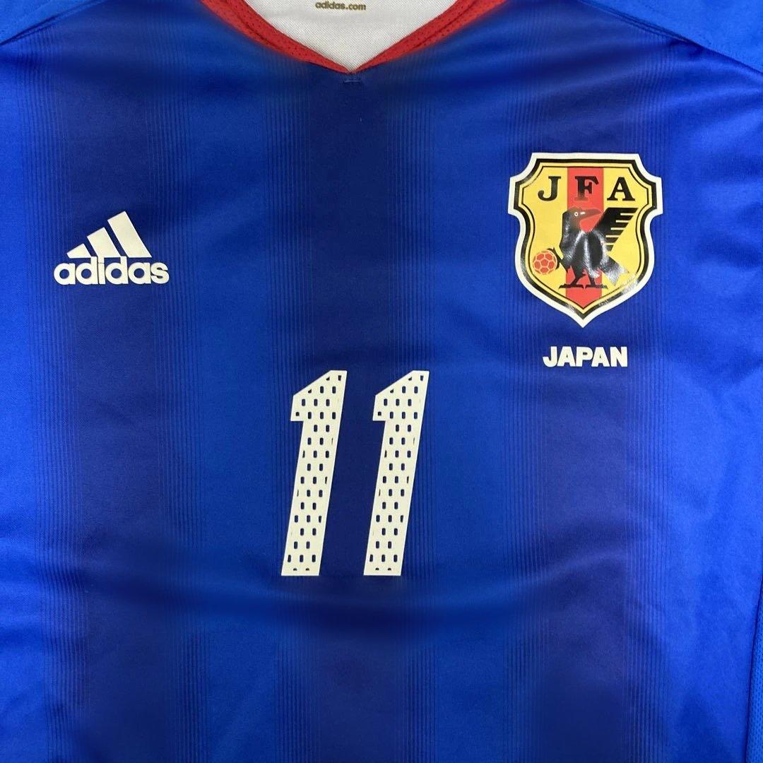三浦知良 直筆サイン入り 日本代表ユニフォーム 2004年モデル Lサイズ