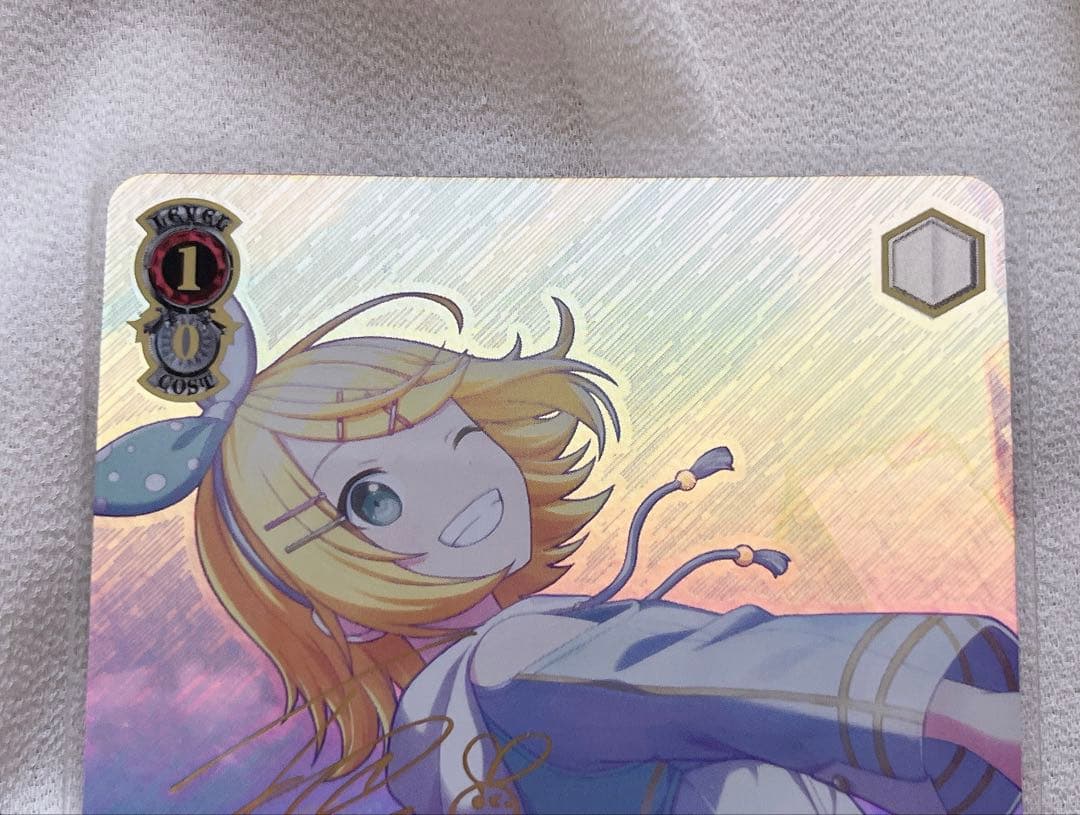 プロセカ 鏡音リン ヴァイスシュヴァルツ おてんばなメロディー SSP サイン
