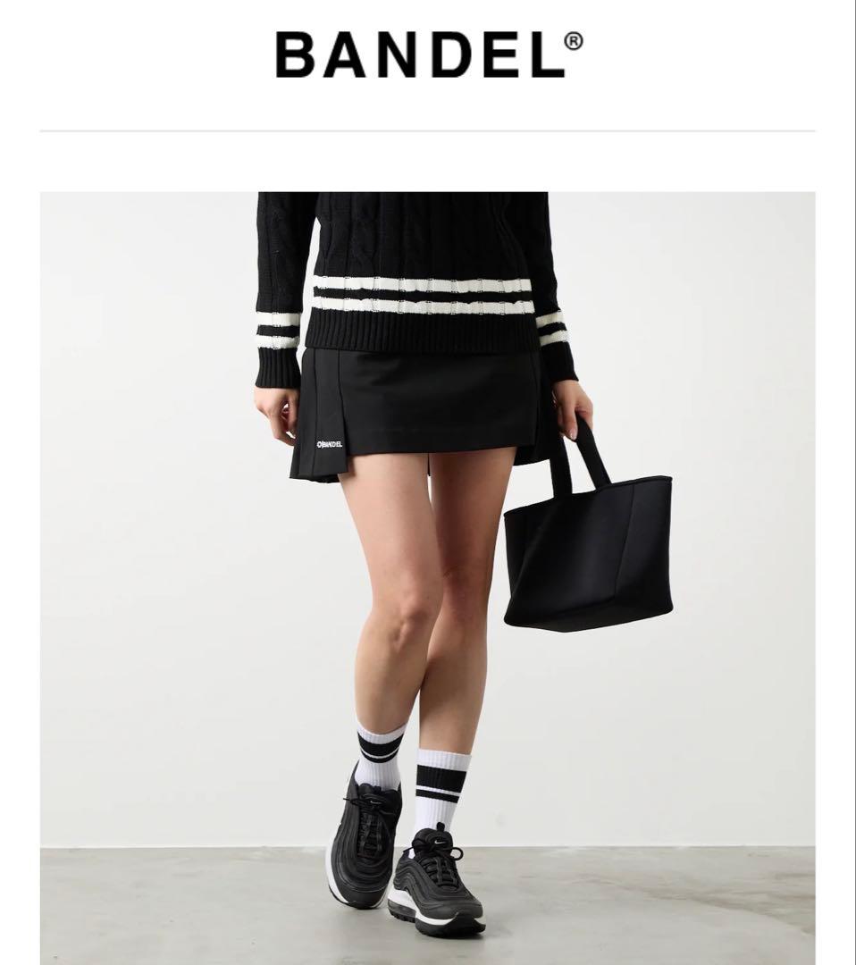 BANDAL GOLFブラック プリーツスカート　M