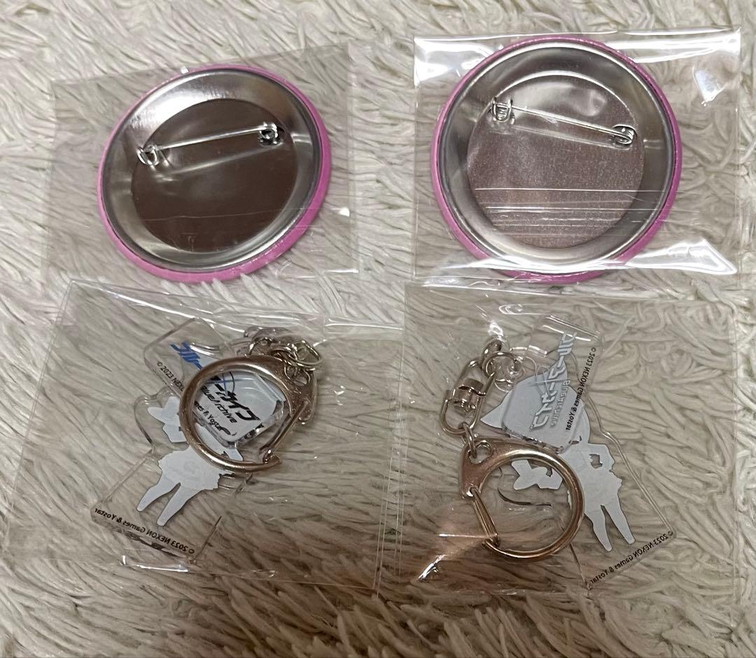 ブルーアーカイブ カズサ 缶バッジ　アクリルキーホルダー　 パセラ PASELA