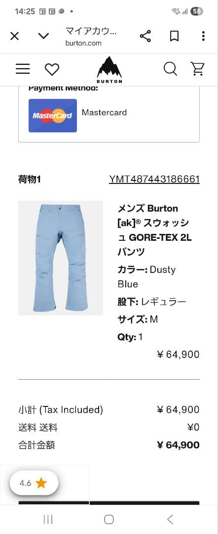 Burton [ak] GORE-TEX スノーボードパンツ S