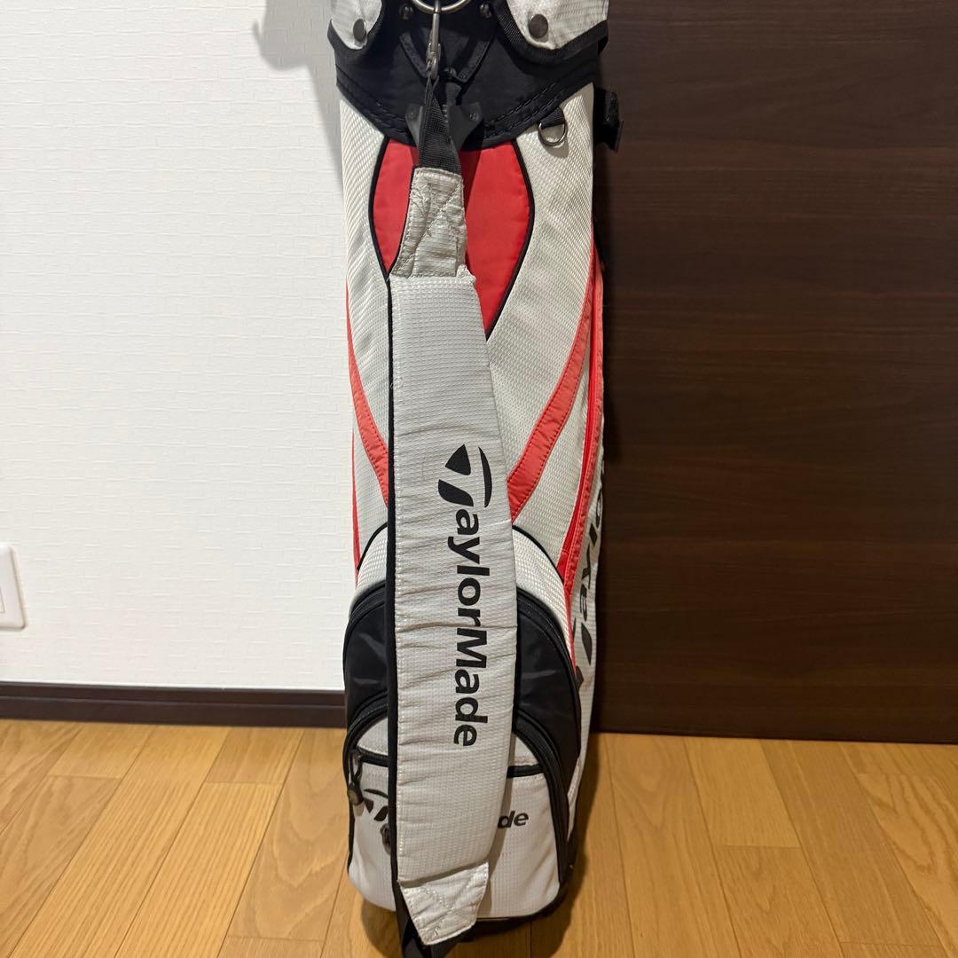 Taylormade キャディバッグ ゴルフバッグ 白 黒
