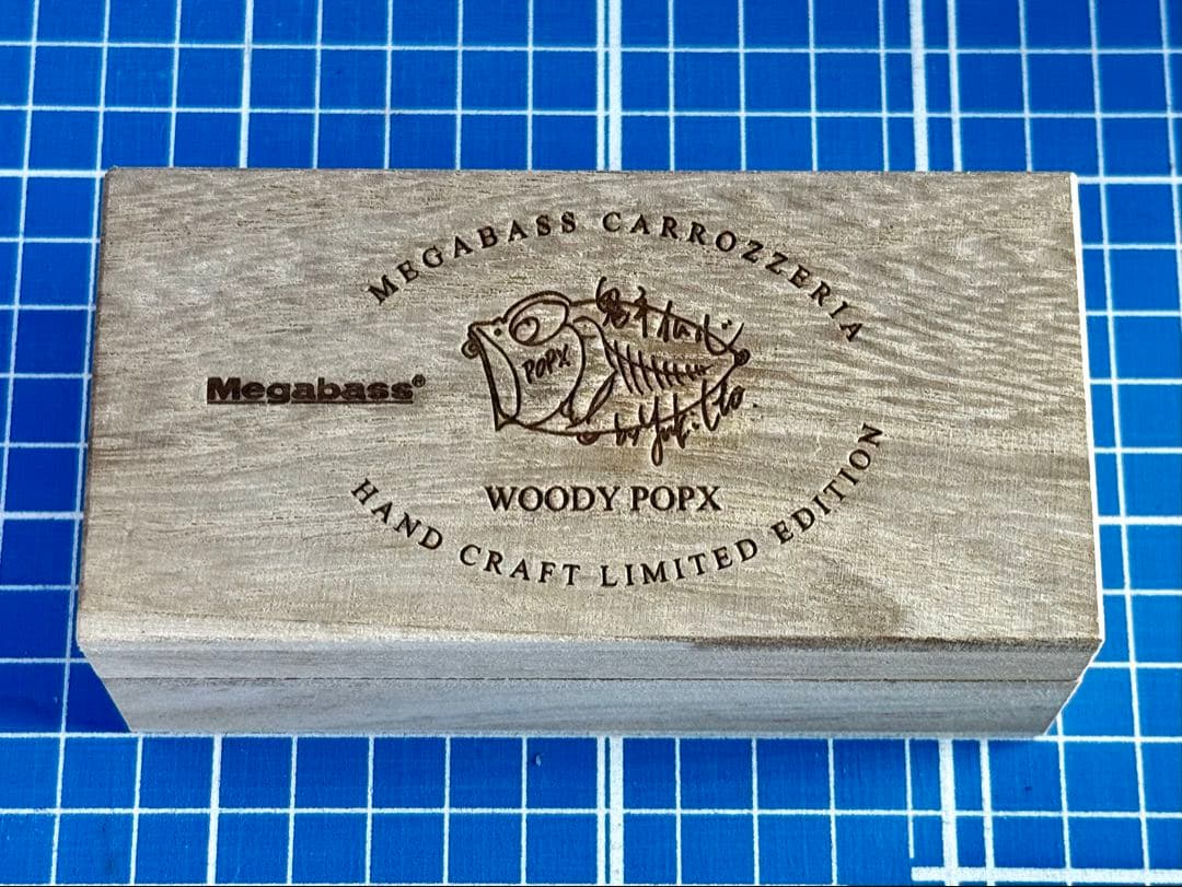 MEGABASSメガバスWOODYPOPX300個限定GLXブラックシャドーギル