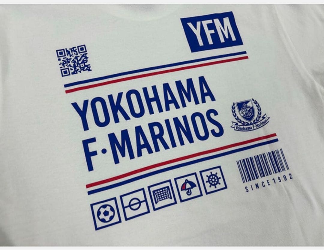 ※即完売品　横浜Fマリノス　トラベルTシャツ　ホワイトXLサイズ