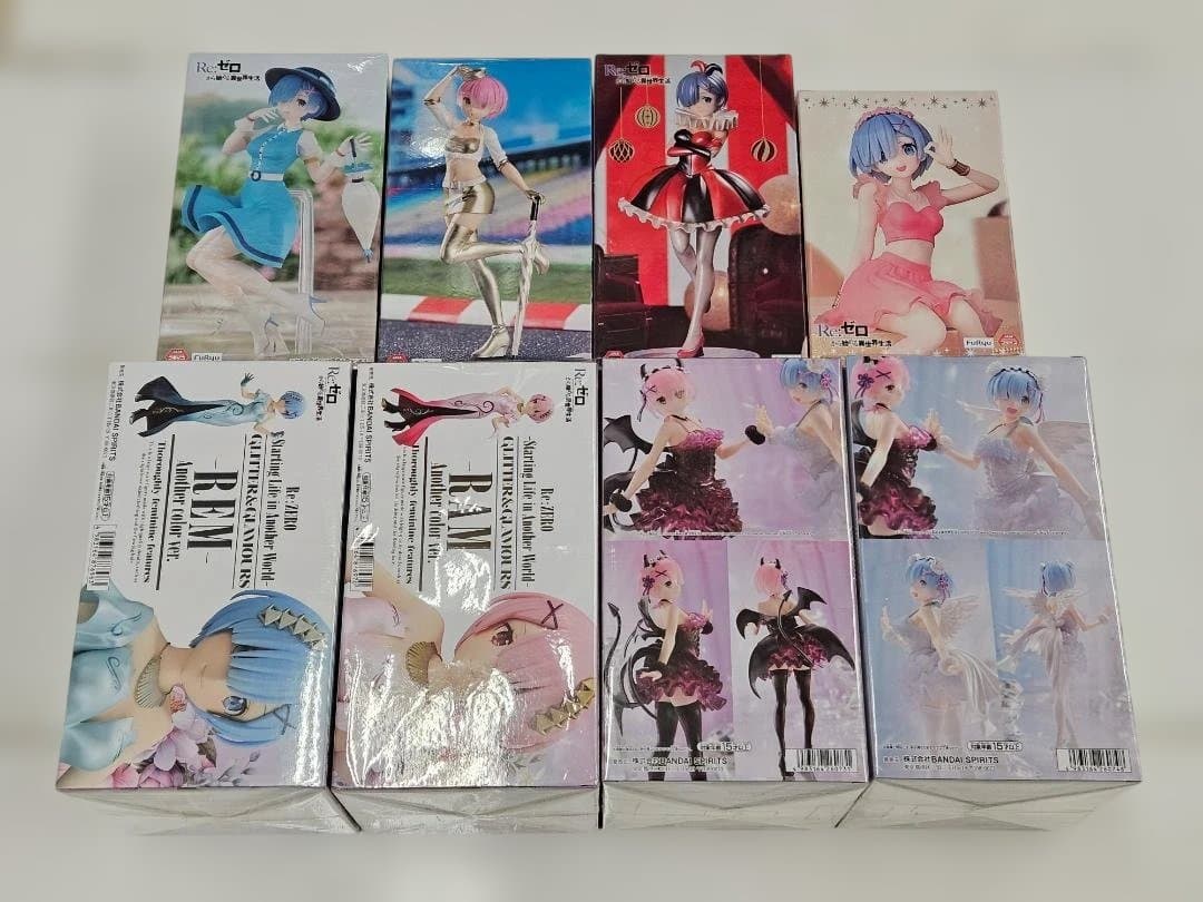 Re:ゼロから始める異世界生活 フィギュア 8点セット