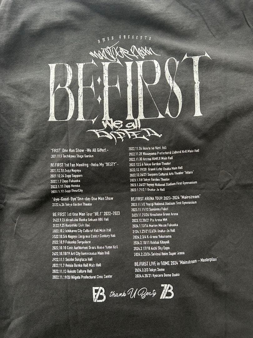 BE:FIRST FC限定 BESTY Tシャツ　Sサイズ