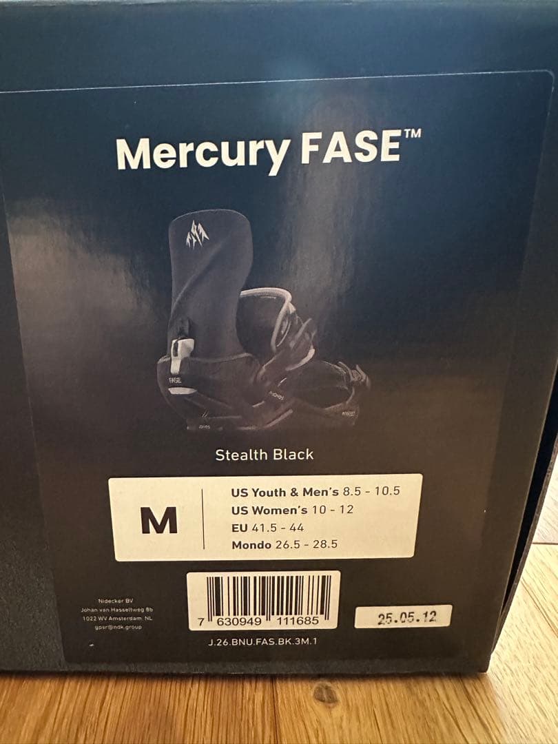 JONES / MERCURY FASE バインディング