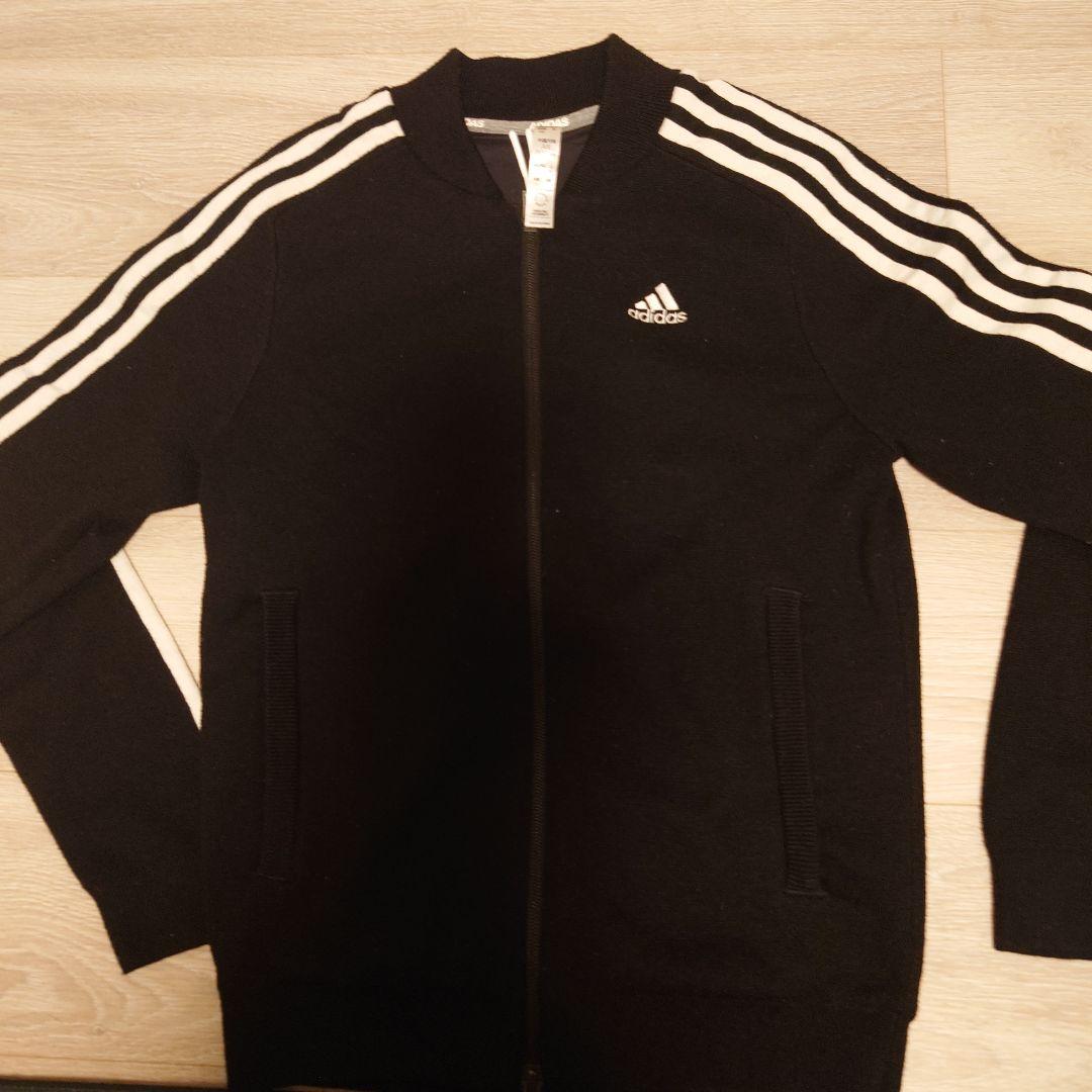 adidas アディダス　ゴルフウェア　セットアップ　レディースS　黒 秋冬用