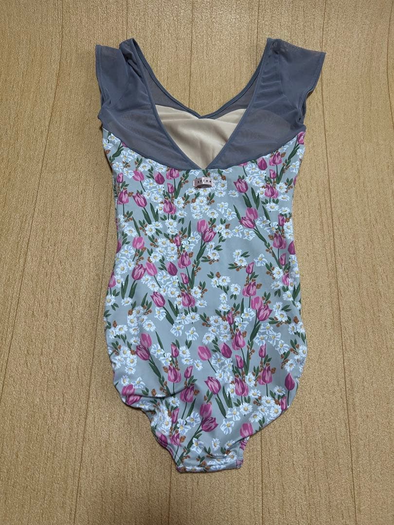 stina 花柄レオタード グレー タイプH