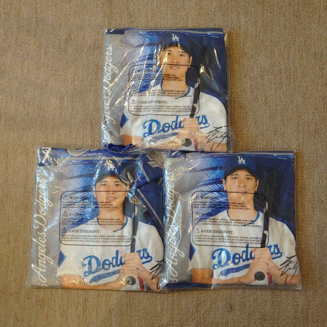 FOCO 大谷翔平 ドジャース Tシャツ XXL 青 新品 未使用 3枚セット
