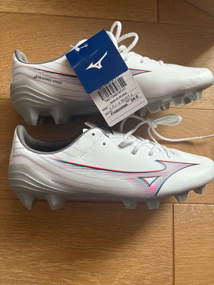 Mizuno Alpha ホワイト スパイクシューズ　未使用