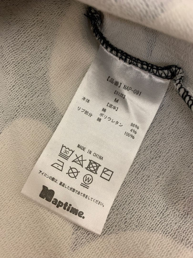 Naptime. フラワー総柄プリントT-SHIRTS BLACK【M】