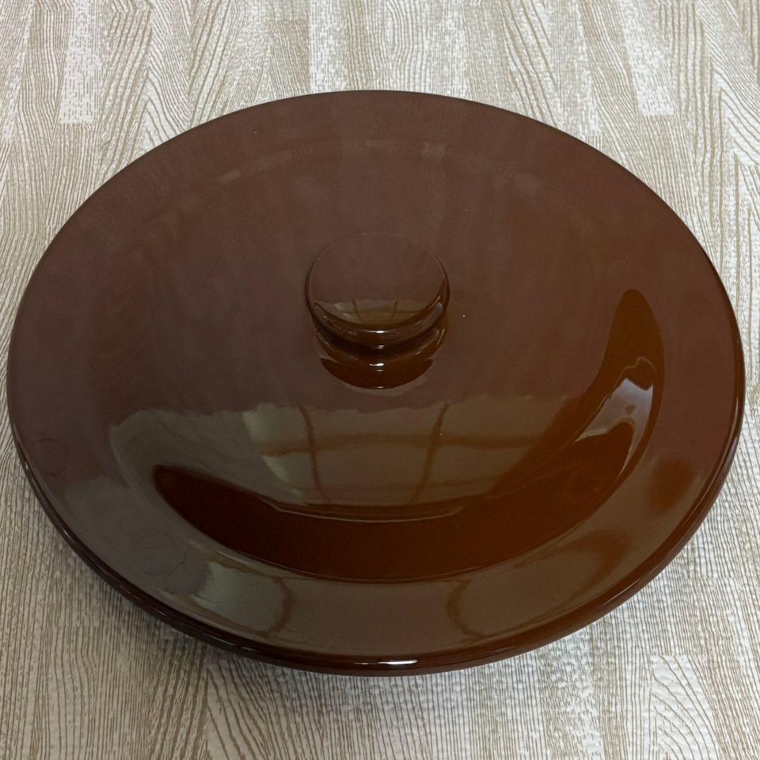 常滑焼 久松窯 切立 蓋付き 8号 直径32cm 漬物