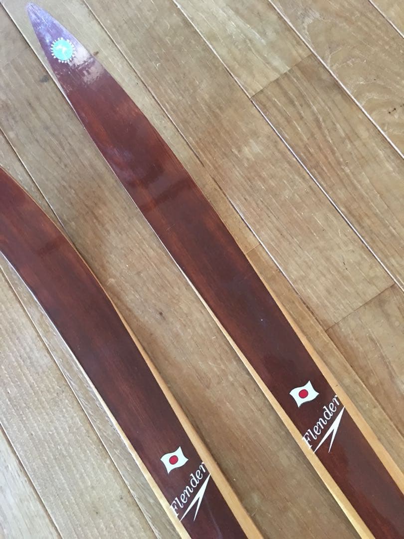 昭和？の木製スキー なんと新品！未使用！