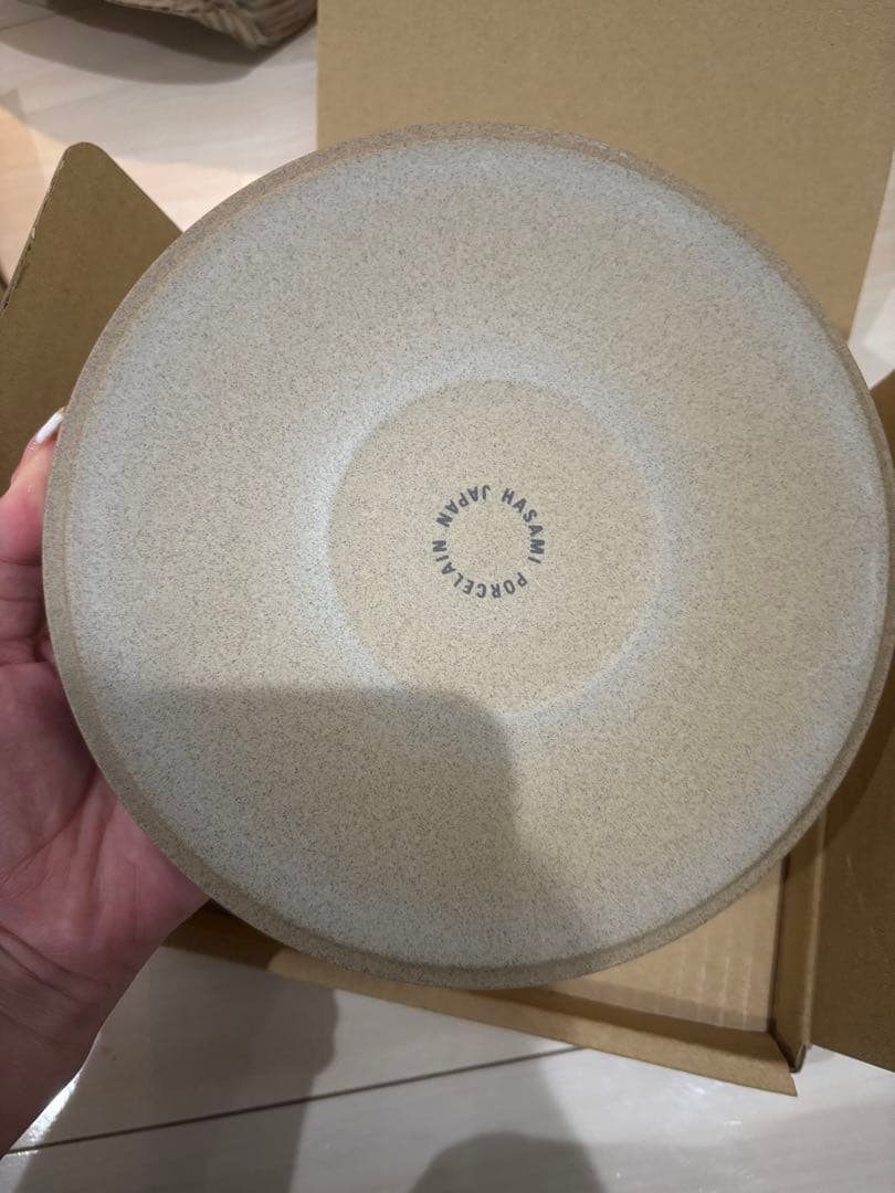 【新品未使用】ハサミポーセリン　皿