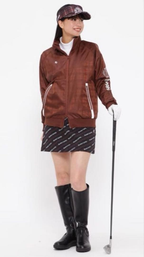 ★新品★パーリーゲイツ ナイロン 撥水ブルゾン 蓄熱保温 サイズ0