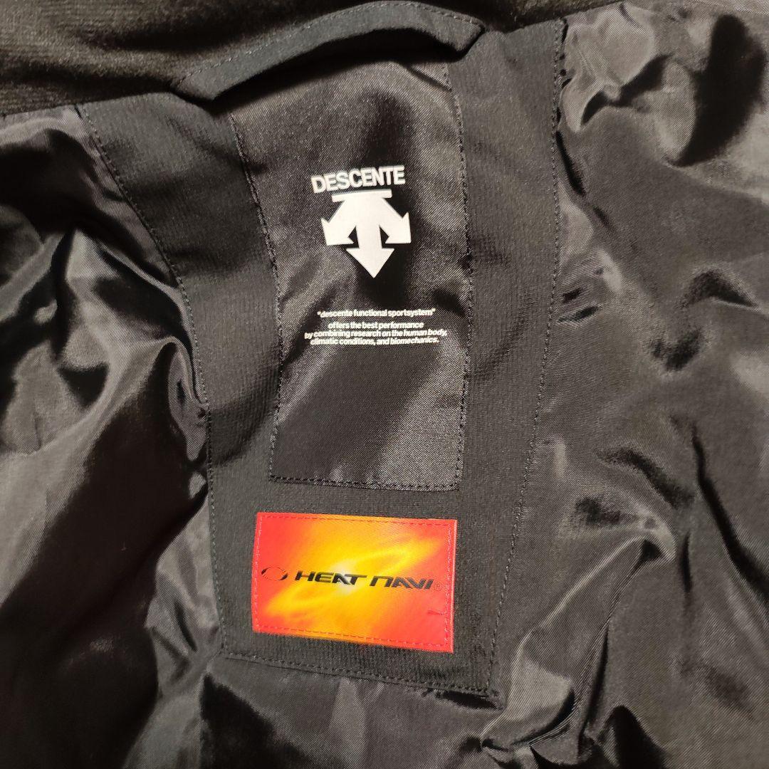 DESCENTE スキーウェア 上下セットLサイズ 黒・グレー