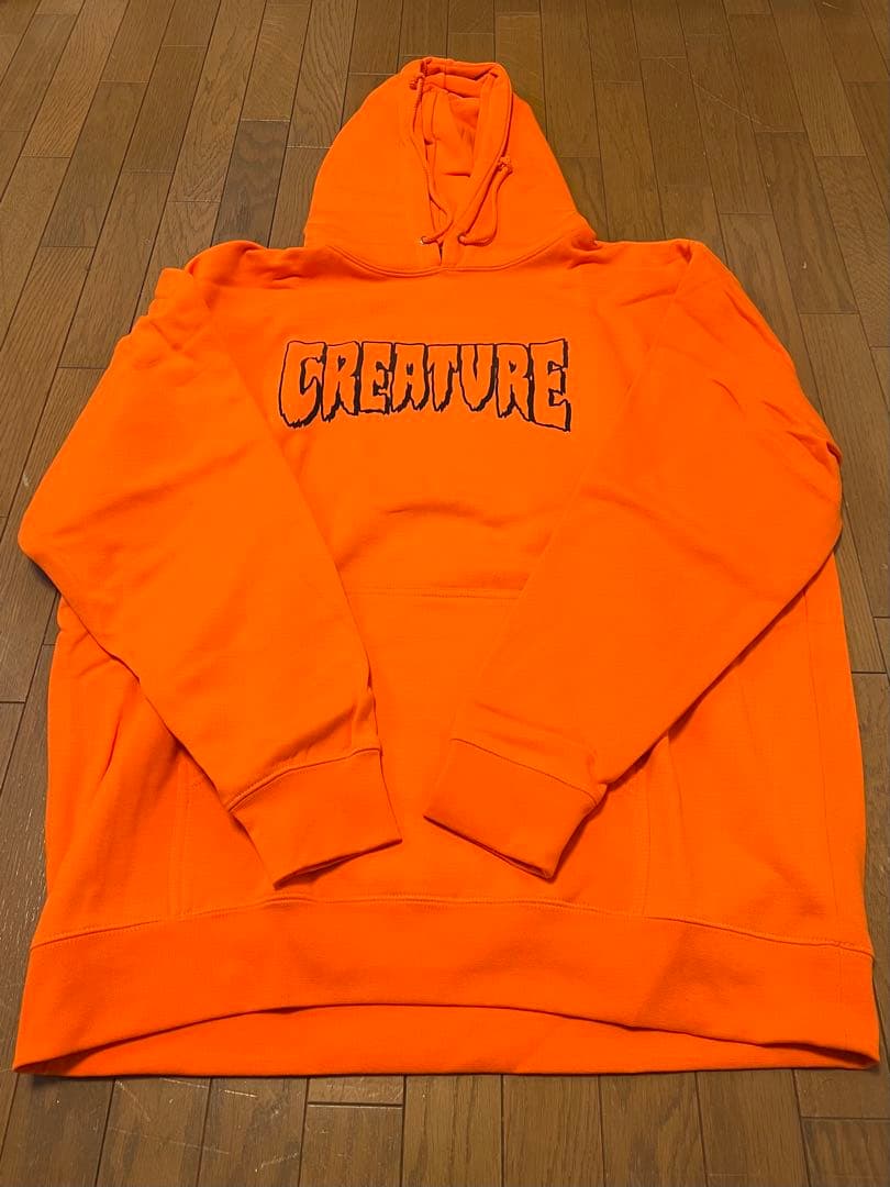 クリーチャー CREATURE LOGO OUTLINE HOODED XL