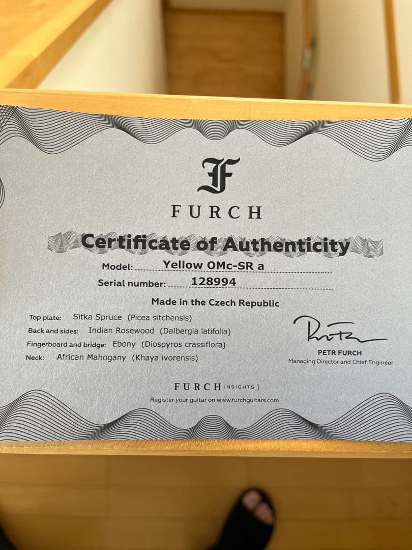ギター Furch Yellow OMc-SR a