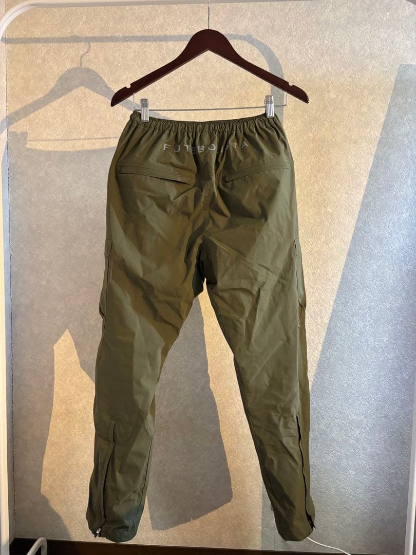 LUZeSOMBRA TWM ストレッチ タフタ カーゴ ロングパンツ(カーキ)
