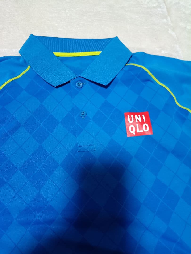 ユニクロ　UNIQLO ダイヤモンドパターン ポロシャツ　錦織圭