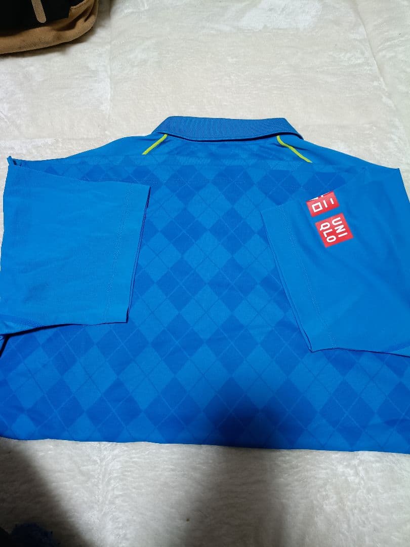 ユニクロ　UNIQLO ダイヤモンドパターン ポロシャツ　錦織圭