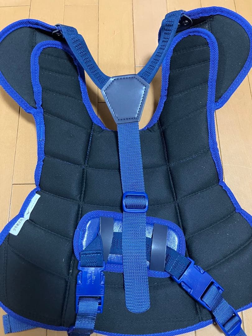 Mizuno 少年軟式野球　ミズノ　キャッチャー防具セット　パステルネイビー