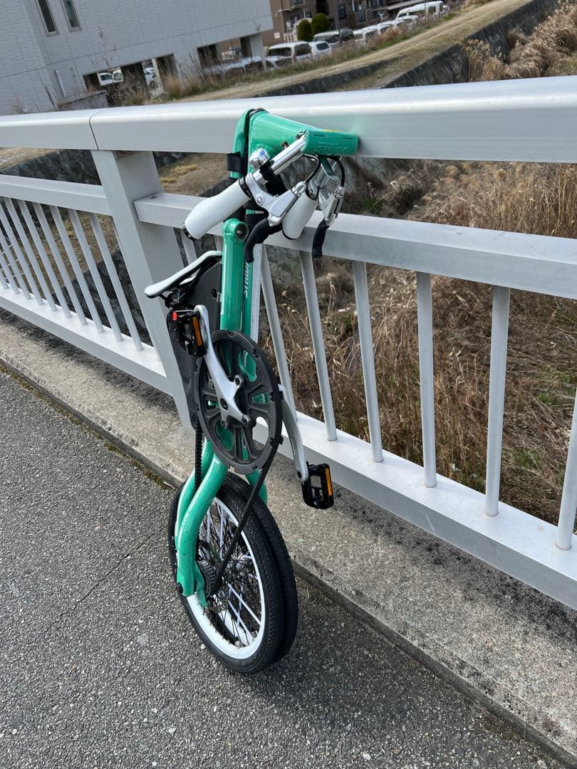 【期間限定価格】STRIDA SX 折りたたみ自転車 ミントグリーン　カスタム