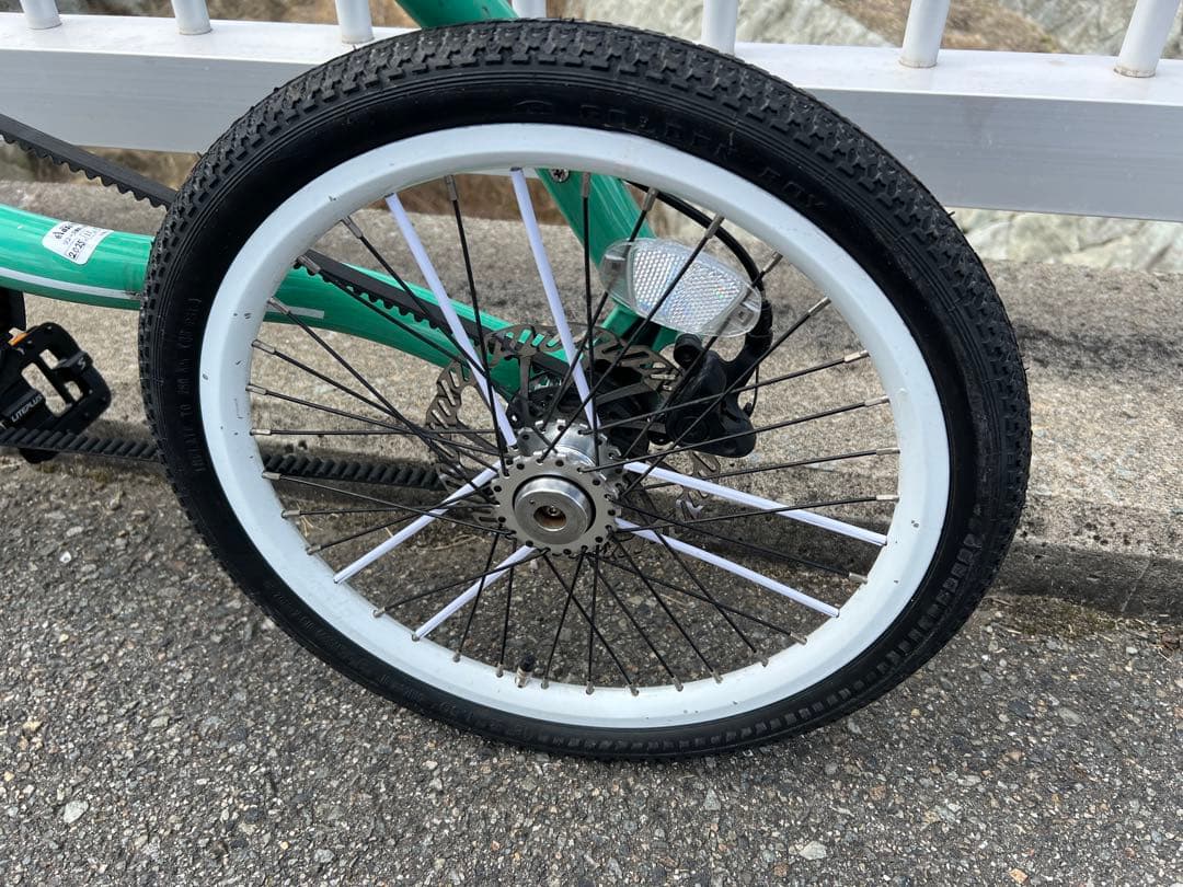 【期間限定価格】STRIDA SX 折りたたみ自転車 ミントグリーン　カスタム