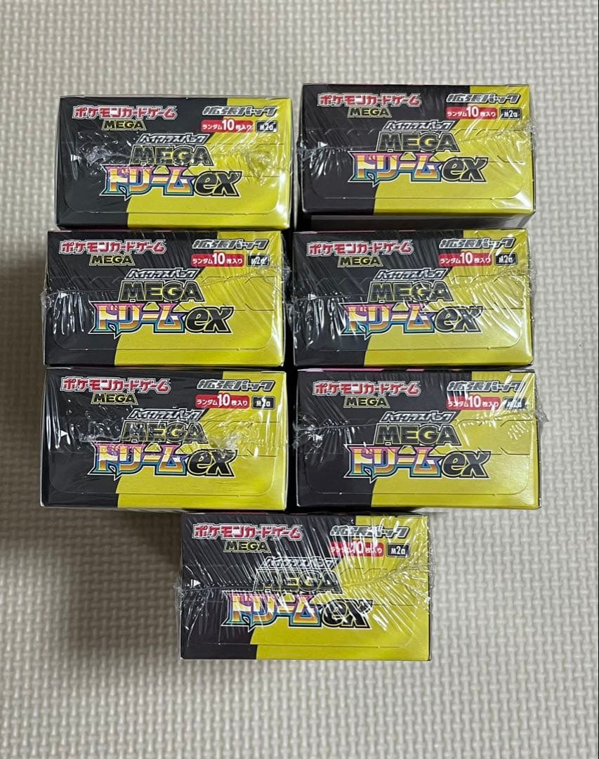 ポケモンカードゲーム MEGAドリームex BOX 7箱