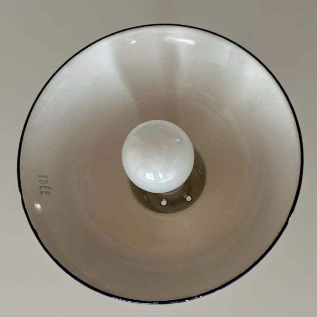 限定【IDEE】PORCELAIN ENAMELED IRON LAMPNAVY