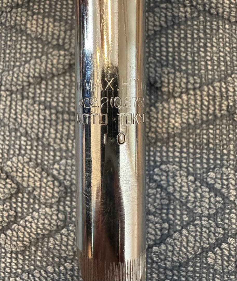 NJS NITTO 日東 ステム 鉄 100mm 58度