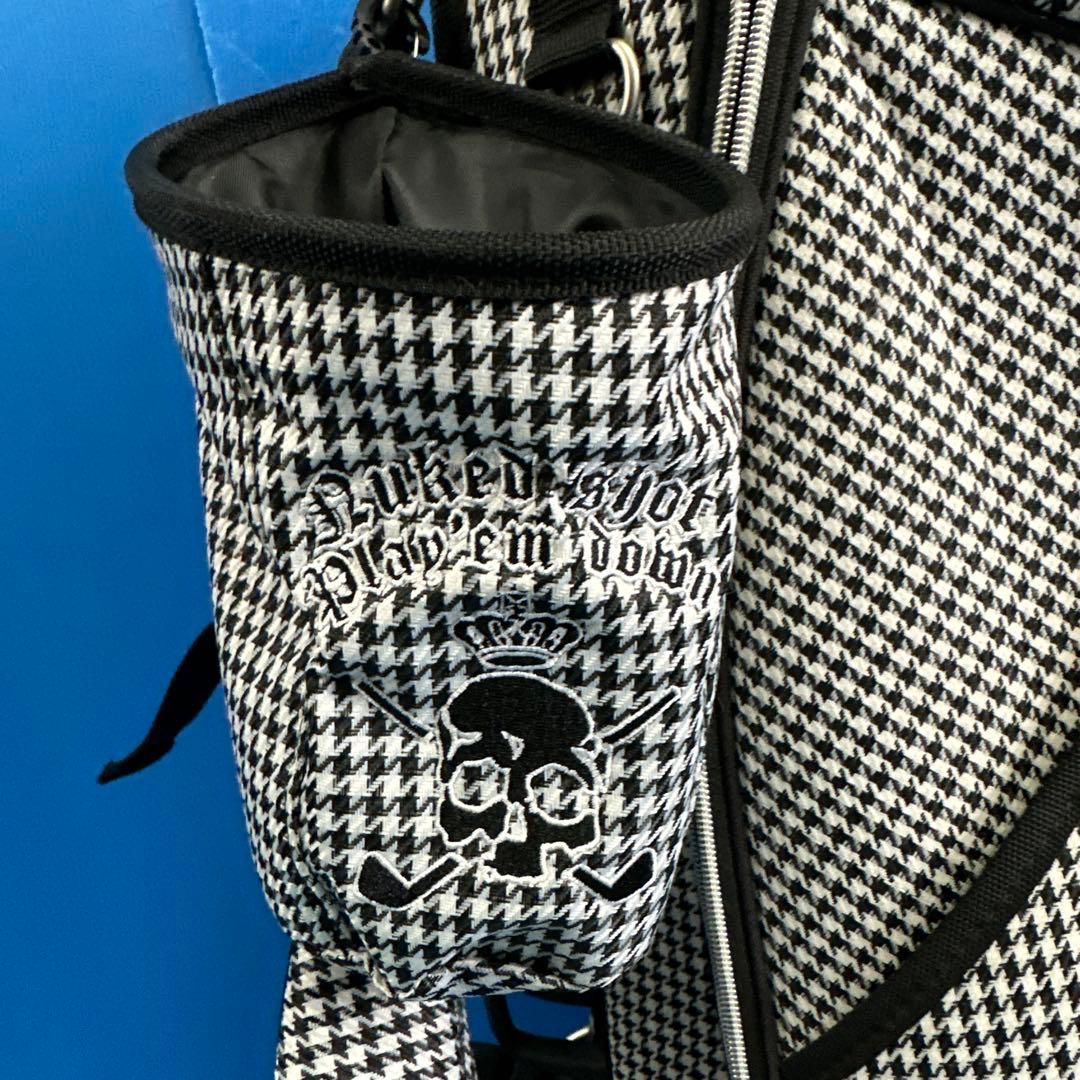 SRIXONチェック柄スカルデザインゴルフバッグ