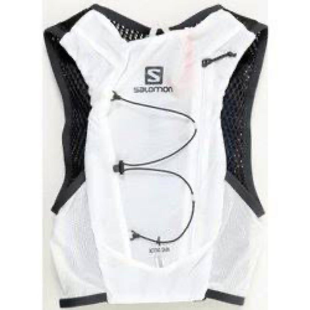 Salomon active skin 8Mサイズ ランニングベスト ホワイト