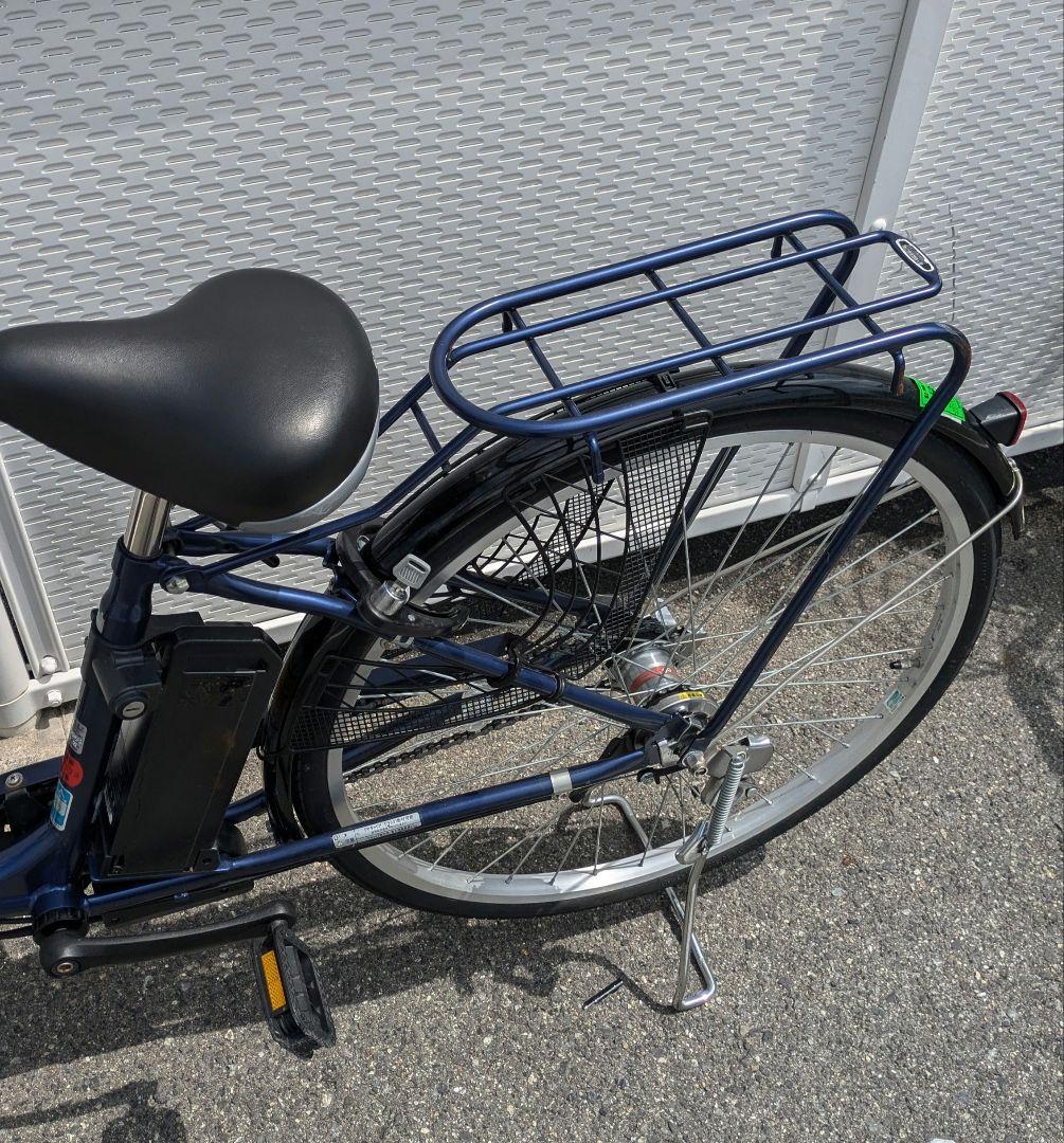 シティタイプ 電動アシスト5.8A充電器付き自転車 ネイビー