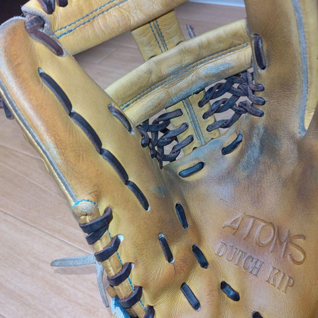 TAS+ アトムズ 限定 硬式 内野手用 グローブ ダッチキップレザー