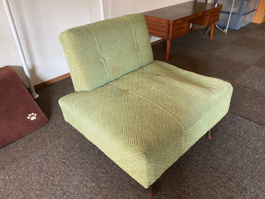 ソファー　1人用　アメリカ　ビンテージ　椅子　中古品