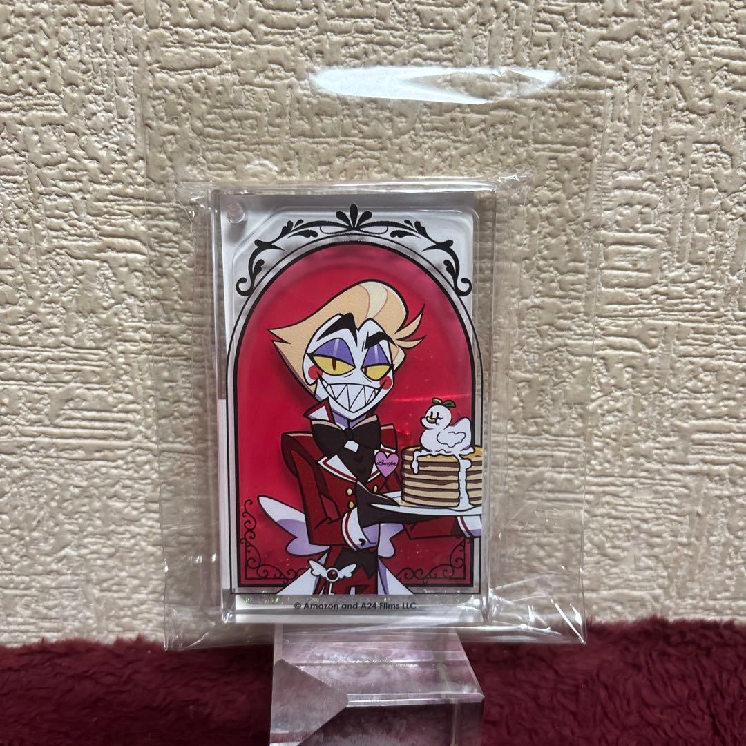 ハズビンホテル　ルシファー　アニメイトカフェ　アクリルリキッドキーホルダー