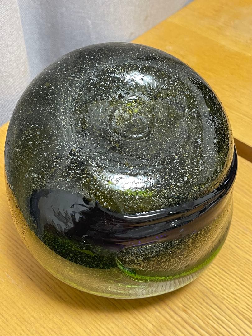 稲嶺盛吉 花瓶 琉球ガラス