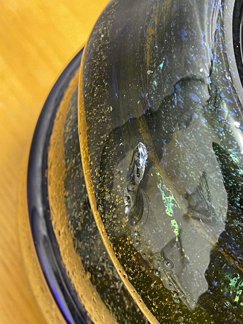 稲嶺盛吉 花瓶 琉球ガラス