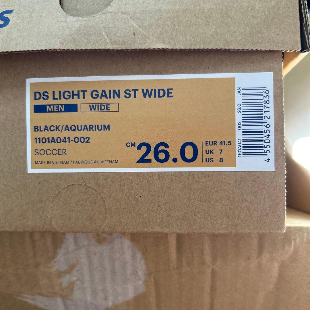 ASICS DS LIGHT 芝用 スパイク 未使用 箱付き　付属品付き