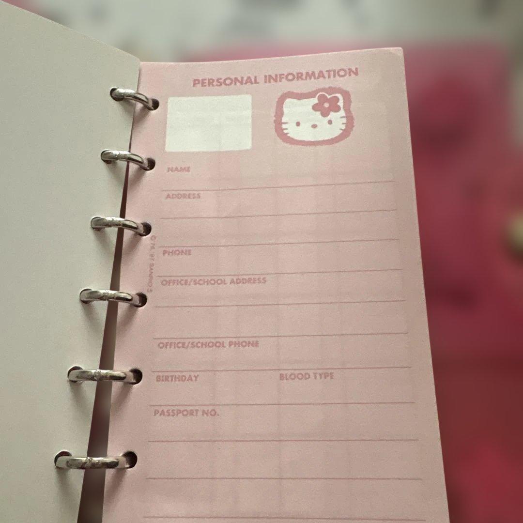 HELLOKITTY手帳、スケジュール帳、バインダー