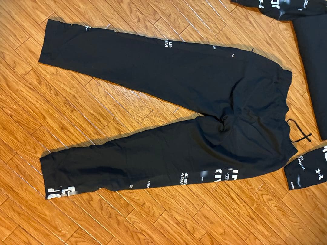 Under Armour アンダーアーマー　ブラック ウィンドブレーカー上下XL