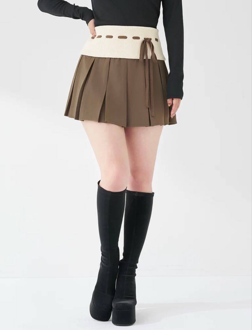 Darich ショルダーオープンニットセットアップ