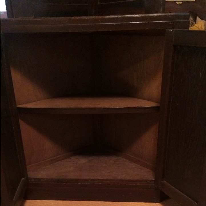 木製 収納 棚 昭和 レトロ 古家具 骨董品 食器棚