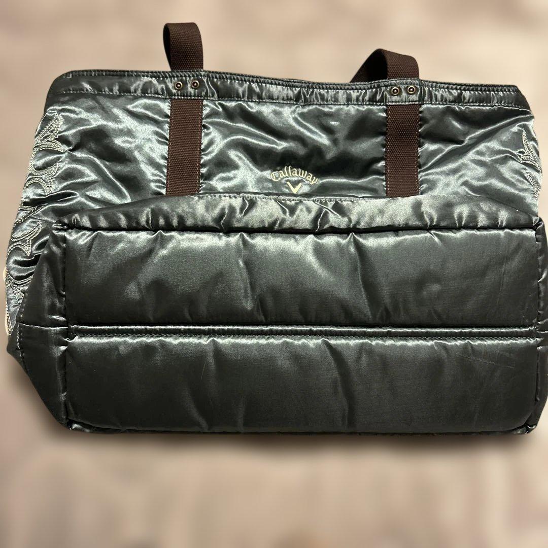 【超美品】Callawayキャロウェイワッペントートバッグ グリーン 軽量